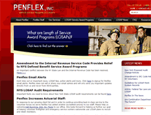 Tablet Screenshot of penflexinc.com